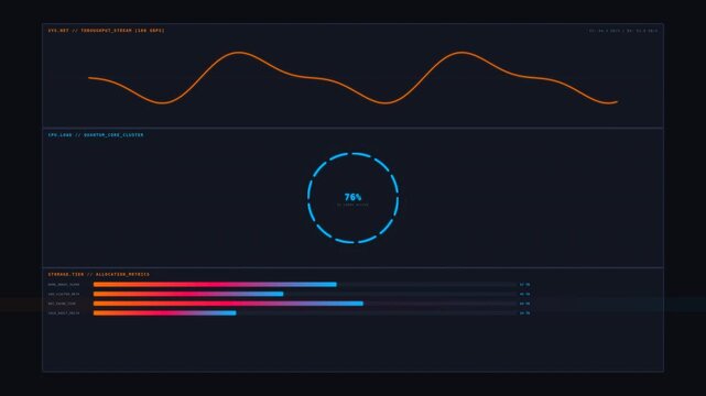 Motion Data Analysis Video Showing Dynamic Graphs and Fluctuating Lines for Data Visualization.