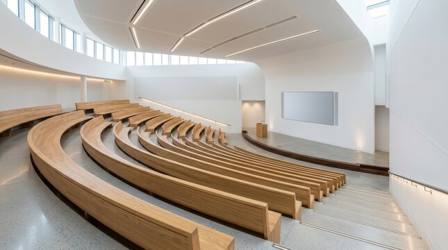 Empty corporate auditorium minim