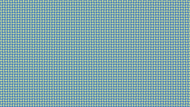 Seamless Blue and Yellow Basketweave Grid Pattern Vector Background Texture
