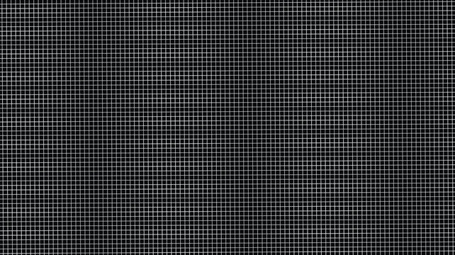 Black graph paper background. Dark grid texture for technical design and engineering.
