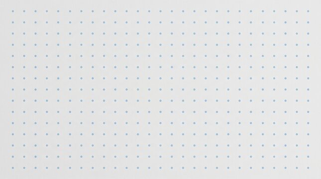 Minimalist white dot grid paper texture, clean dotted notebook background for bullet journaling, seamless geometric pattern for stationery design