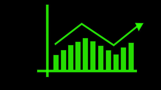 Data chart markers align green operational processing columns under a sleek metric trend line. High contrast administrative spreadsheet templates visualize corporate expansion using this tool.