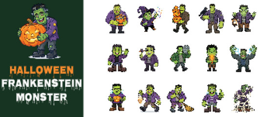 Obraz premium Frankenstein Monster Halloween Character
