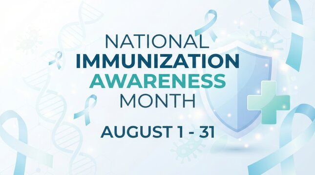 National immunization awareness month poster august