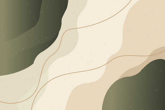 Minimalist Abstract Textured Background Vector with Neutral Earth Tones and Grain Effect