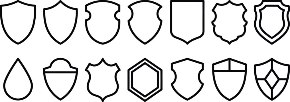 Black and white geometric shapes pattern