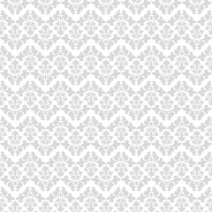 Fototapeta premium Geometric Floral Mosaic Seamless Pattern Background