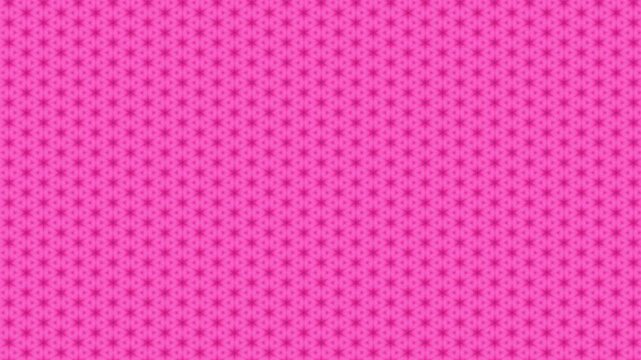 Illustrazione animata di sfondo a tema geometrico astratto con ripetizione di poligoni in toni di fucsia
