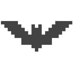Fototapeta premium Bat pixel illustration 