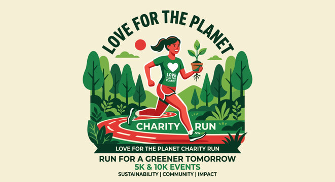 Love For The Planet Charity Run For A Greener Tomorrow 5k Events