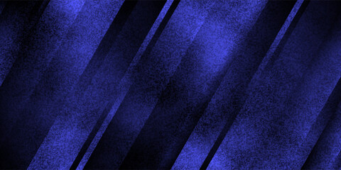 Abstract blue diagonal stripes background with cosmic nebula and starry sky texture for design, science fiction. vector © MOH