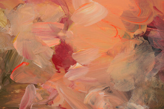 Art Watercolor, Acrylic brush stroke smear blot painting wall. Abstract texture color stain background.