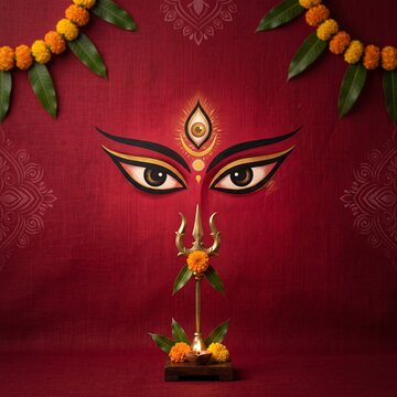 Goddess Durga. Happy Navratri
