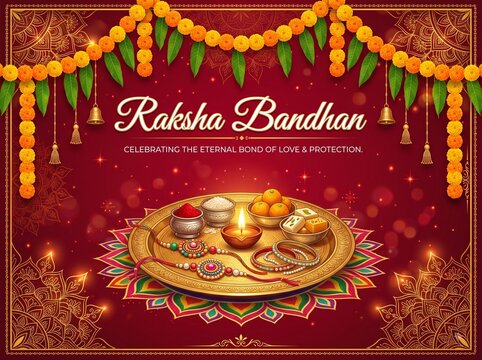 Happy raksha bandhan celebration background