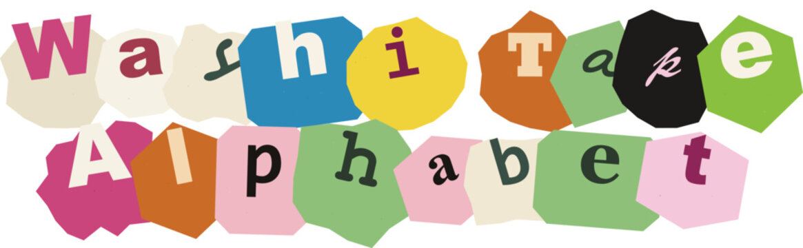 Washita Alphabet - An Engaging and Colorful Collection of Letters for Creative Projects