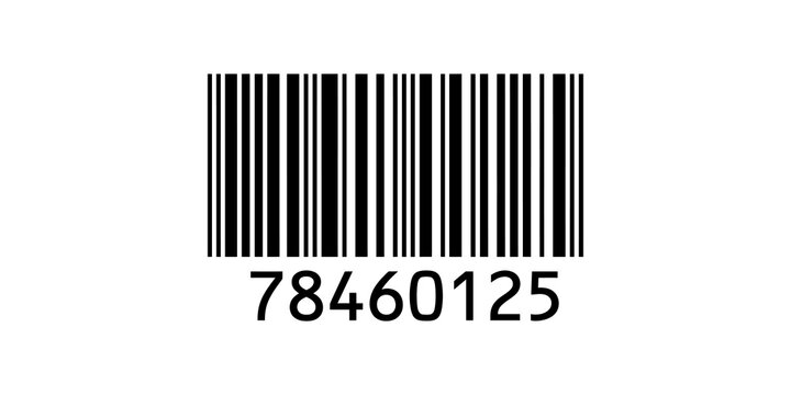 Generic 8 digit retail barcode for product tracking and inventory management