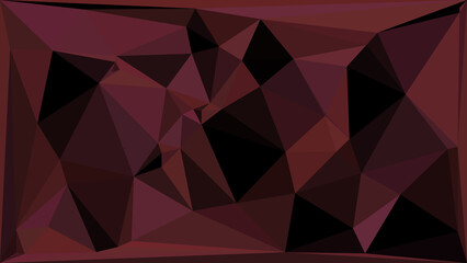 Fototapeta premium Abstract Geometric Background with Dark Red and Black Tones for Design