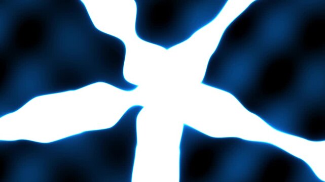 Abstract UV Reactive Blue Energy Burst Motion Background