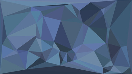 Fototapeta premium Abstract Geometric Background with Polygonal Shapes in Cool Blue Tones
