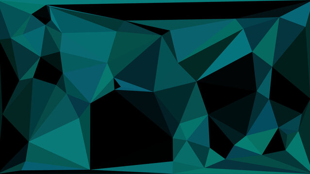 Geometric Pattern Background with Dark Teal Polygonal Shapes