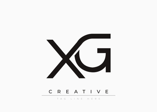XG Creative Minimalist Logo Design For Branding And Modern Corporate Identity. letter logo design