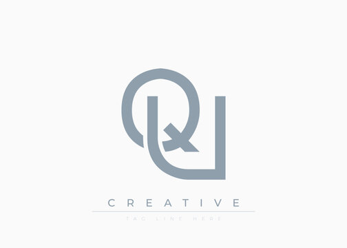 QV Creative Minimalist Logo Design For Branding And Modern Corporate Identity. letter logo design