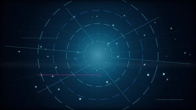Giant Binary Digits Zoom Transition Mask to Change Scenes