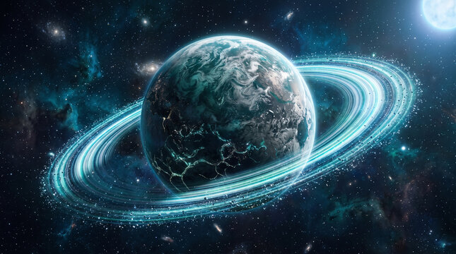 planet in space