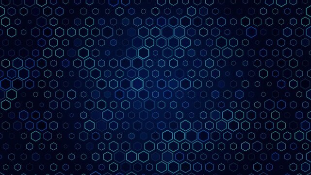 Abstract hexagonal technology background