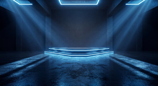 Modern empty studio