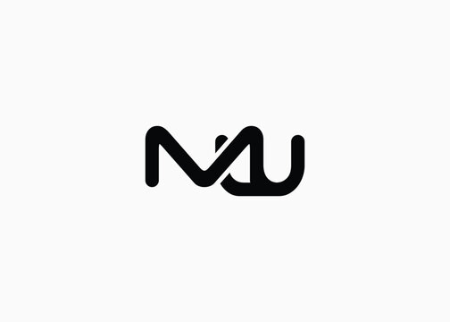 Text MW logo design. This monogram Logo Mark for Branding and Corporate Identity