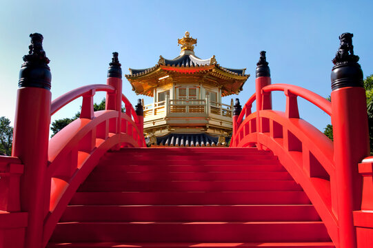 asia, china, hong kong, Chi lin nunnery pagoda