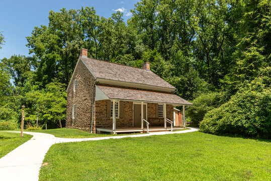 The historic Princeton Friends Meeting House, also known as the Stony Brook Meetinghouse, was originally built in 1726 and rebuilt in 1760. The colonial-era Quaker meeting house 