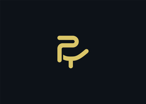 Text PY logo design. This monogram Logo Mark for Branding and Corporate Identity