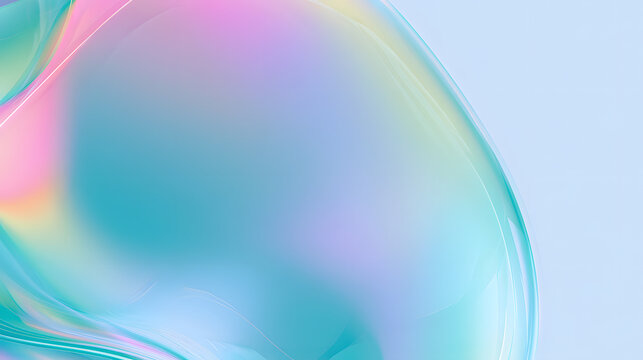 Fundo minimalista com efeito glassmorphism 3D e transi&ccedil;&atilde;o de cores suave