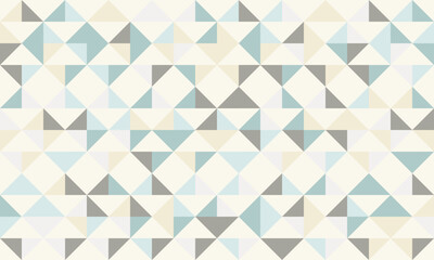 Obraz premium Patchwork Quilt Grid Mosaic Pattern in neutral colors for Quilting, Tiling, and Abstract Backgrounds, seamless repeatable vector pattern EPS