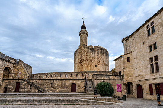 Ramparts and Medieval Walls of Aigues Mortes in Camargue, France