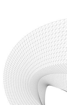 Architectural drawing. Futuristic background
