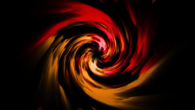 Animation of the absorption of matter by an abstract black hole. Rushing with a swirl to the center of the blue and white tongues of matter. Abstract tunnel.4k video.