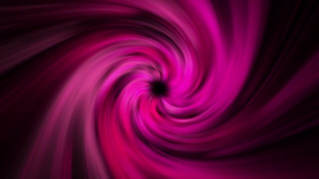 Animation of the absorption of matter by an abstract black hole. Rushing with a swirl to the center of the blue and white tongues of matter. Abstract tunnel.4k video.