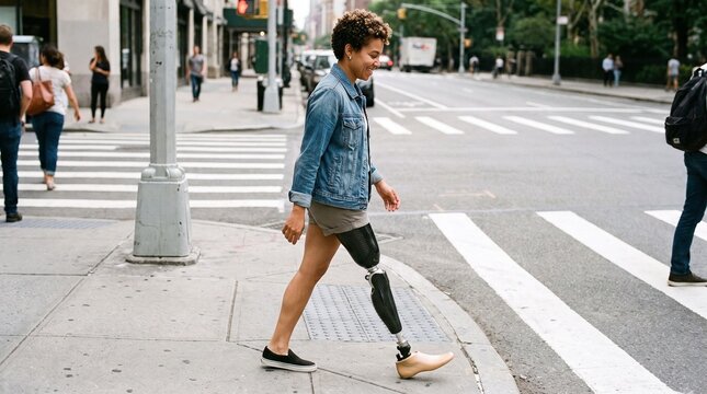 Leg prothesis (artificial leg)
