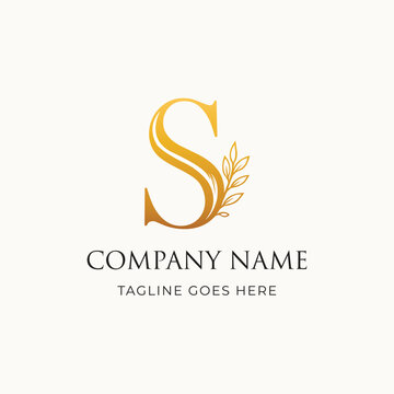 Elegant S alphabet logo design template created for fashion brands, clothing companies, boutiques, beauty businesses, luxury labels, jewellery brands, and personal stylists. The stylish lettermark rep