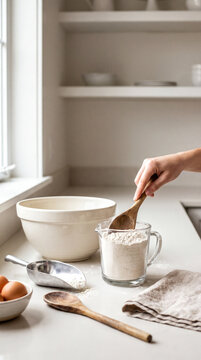 Measuring ingredients accurately for a practical home baking preparation tip