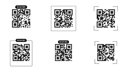 Fototapeta premium QR Code Mobile App Security Scanning