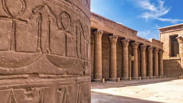 Horus Temple , Edfu, Egypt