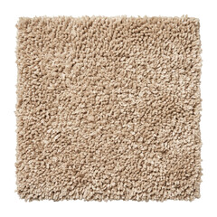 Beige shaggy plush carpet square texture swatch © shuphanida