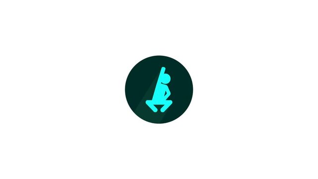 Baseball Catcher Icon Animation