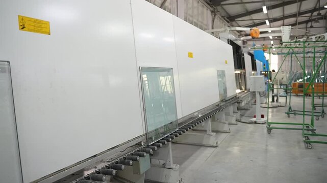 Automated glass manufacturing production line conveyor belt