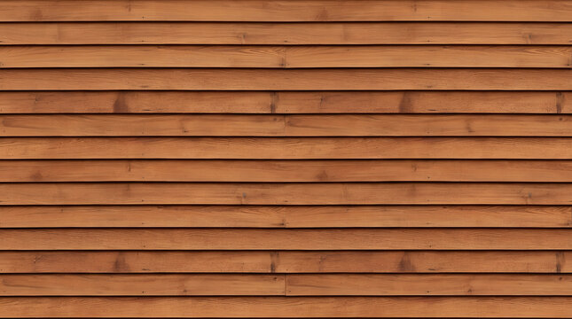 Rustic Wood Siding Texture, Natural Brown Cedar Planks, Weathered Horizontal Paneling Background, Outdoor Building Material Surface