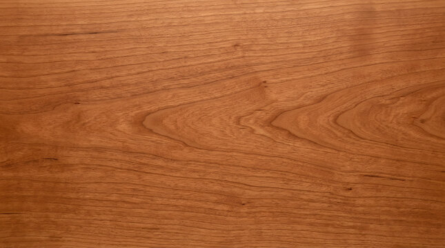 Warm Cherry Wood Grain Texture, Natural Brown Wood Surface, Organic Timber Background, Rustic Wood Panel Detail